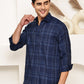 Classic Checks Casual Shirt for Men ( RDSH 021Blue )