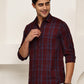 Classic Checks Casual Shirt for Men ( RDSH 021Maroon )