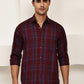 Classic Checks Casual Shirt for Men ( RDSH 021Maroon )