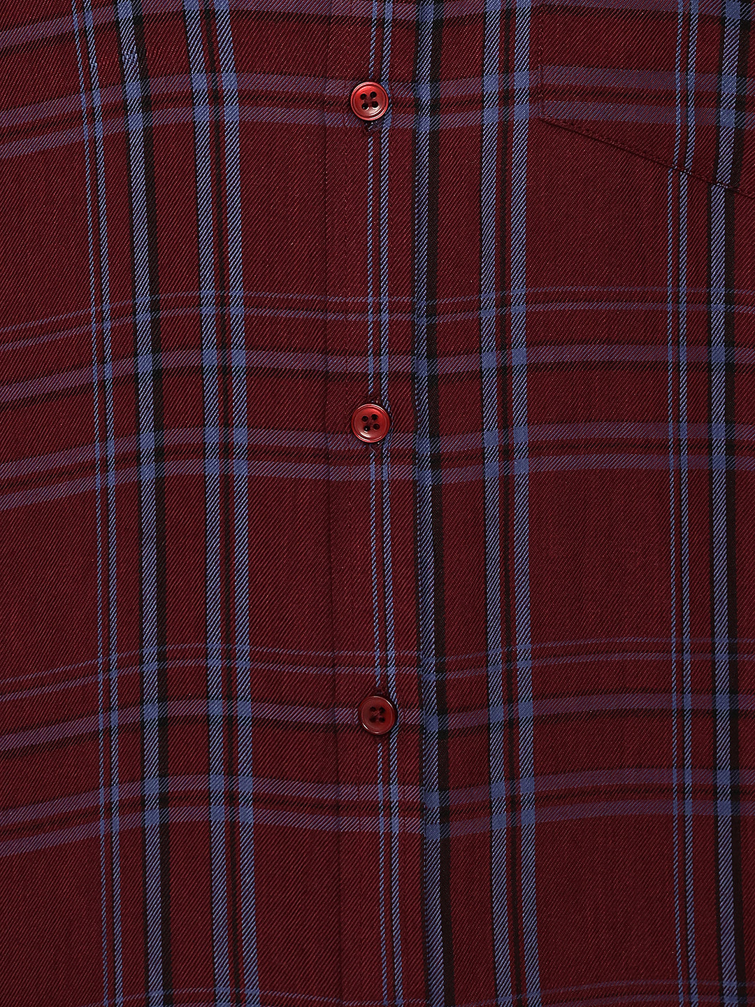 Classic Checks Casual Shirt for Men ( RDSH 021Maroon )