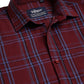 Classic Checks Casual Shirt for Men ( RDSH 021Maroon )