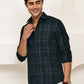 Classic Checks Casual Shirt for Men ( RDSH 021Olive )