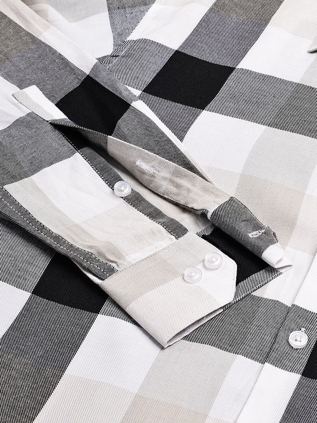 Checked Casual Shirts for Men ( RDSH 022Black )
