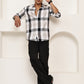 Checked Casual Shirts for Men ( RDSH 022Black )