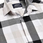 Checked Casual Shirts for Men ( RDSH 022Black )