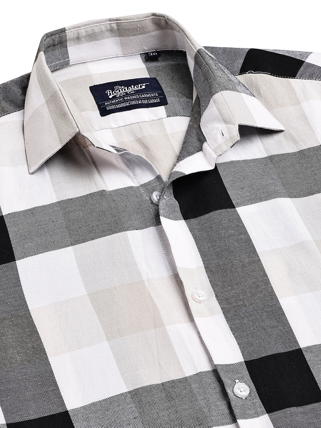 Checked Casual Shirts for Men ( RDSH 022Black )