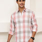Checked Casual Shirts for Men ( RDSH 022Pink )