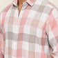Checked Casual Shirts for Men ( RDSH 022Pink )