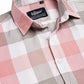 Checked Casual Shirts for Men ( RDSH 022Pink )