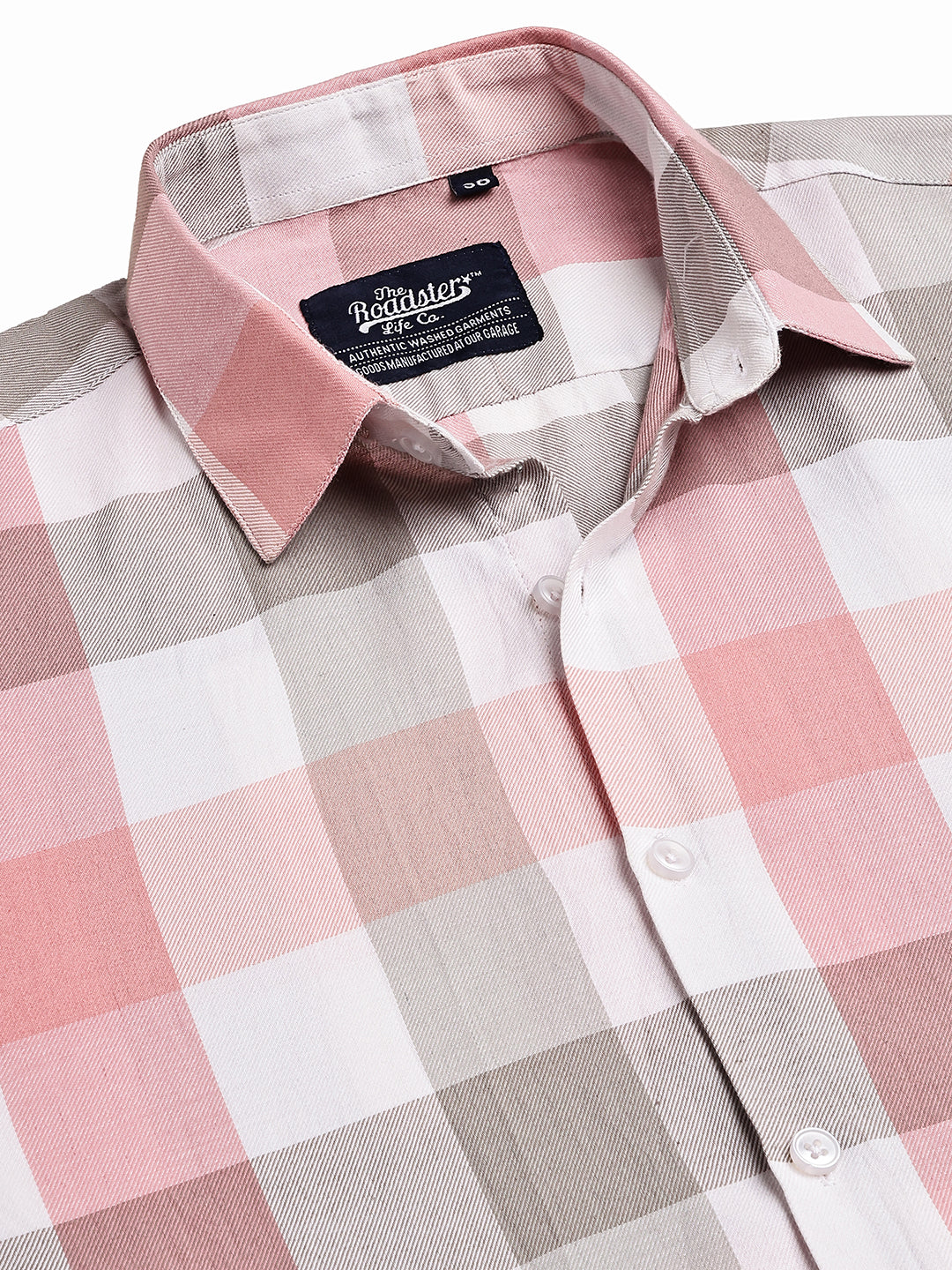 Checked Casual Shirts for Men ( RDSH 022Pink )