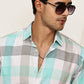 Checked Casual Shirts for Men ( RDSH 022Sky )