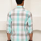 Checked Casual Shirts for Men ( RDSH 022Sky )