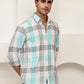 Checked Casual Shirts for Men ( RDSH 022Sky )