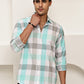 Checked Casual Shirts for Men ( RDSH 022Sky )