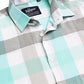 Checked Casual Shirts for Men ( RDSH 022Sky )