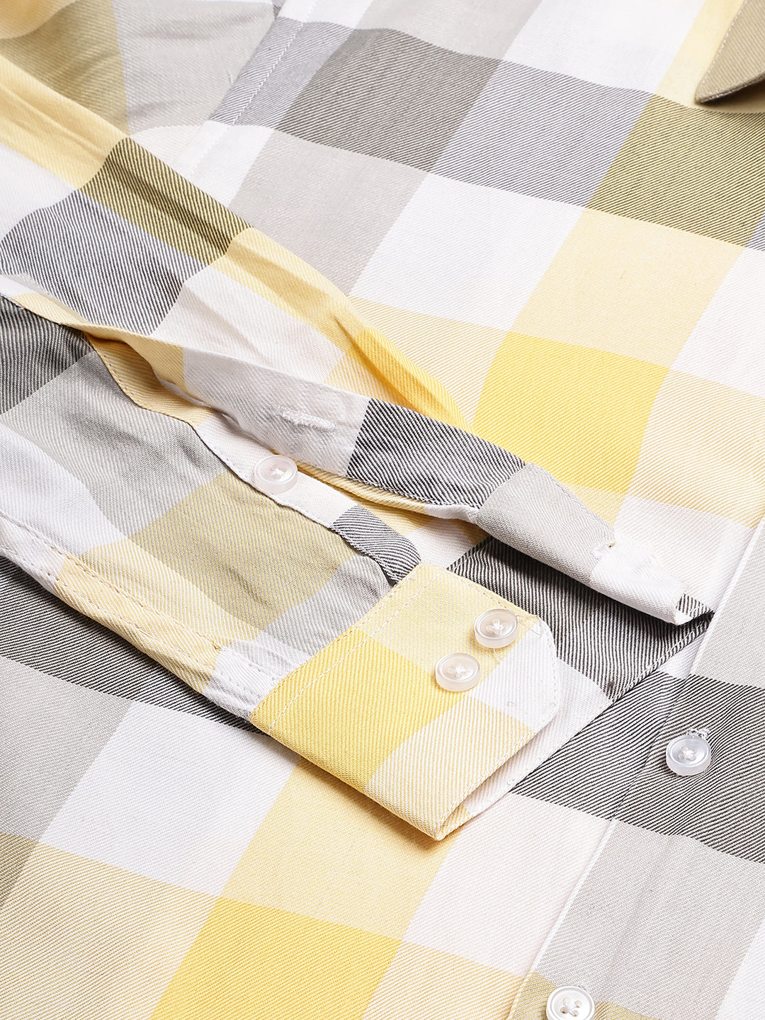 Checked Casual Shirts for Men ( RDSH 022Yellow )
