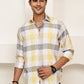 Checked Casual Shirts for Men ( RDSH 022Yellow )