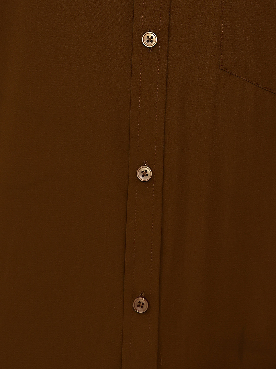 Cotton Blend Short Sleeve Casual Shirt for Men ( RDSH 024Coffee )