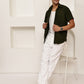 Cotton Blend Short Sleeve Casual Shirt for Men ( RDSH 024Mehndi )