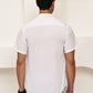 Cotton Blend Short Sleeve Casual Shirt for Men ( RDSH 024White )