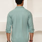 Woven Design Casual Shirt For Men ( RDSH 025Aqua )