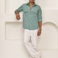 Woven Design Casual Shirt For Men ( RDSH 025Aqua )