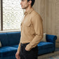 Woven Design Casual Shirt For Men ( RDSH 025Beige )