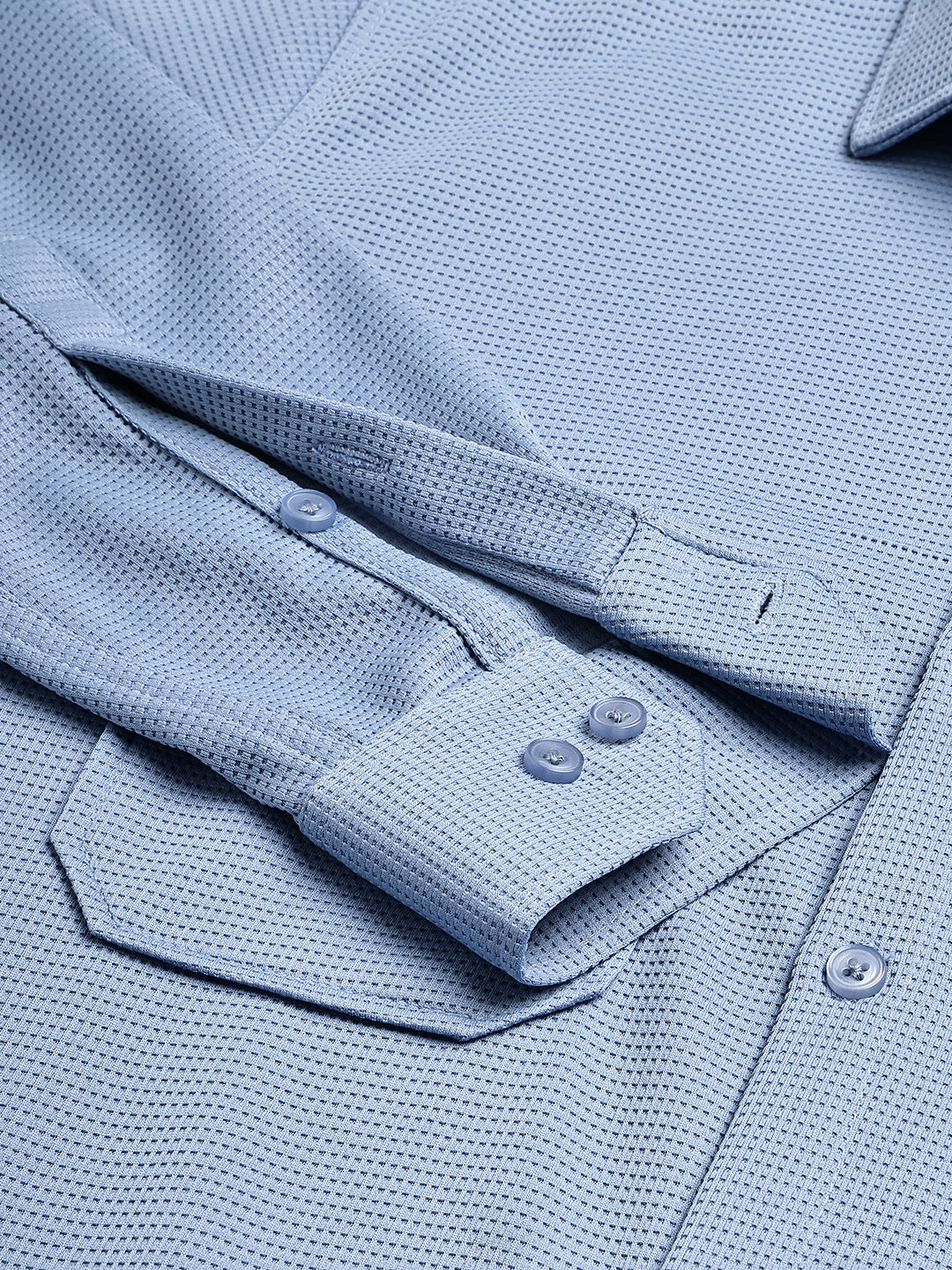 Woven Design Casual Shirt For Men ( RDSH 025Blue )