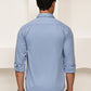 Woven Design Casual Shirt For Men ( RDSH 025Blue )