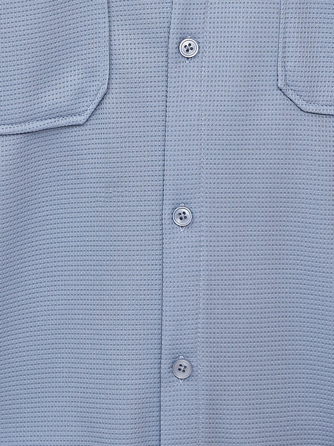 Woven Design Casual Shirt For Men ( RDSH 025Blue )