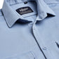 Woven Design Casual Shirt For Men ( RDSH 025Blue )