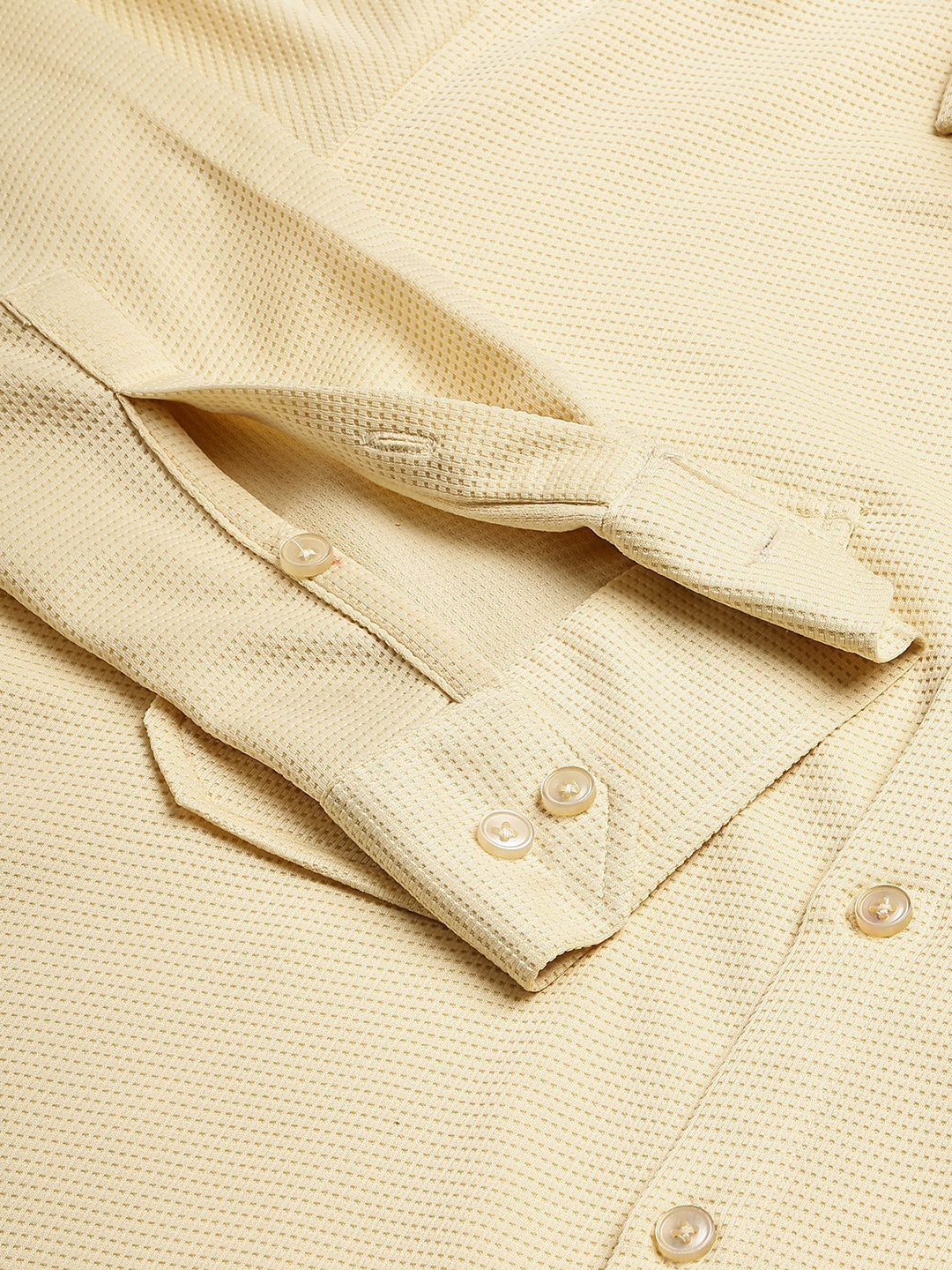 Woven Design Casual Shirt For Men ( RDSH 025Cream )