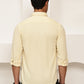 Woven Design Casual Shirt For Men ( RDSH 025Cream )