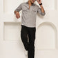 Woven Design Casual Shirt For Men ( RDSH 025Grey )