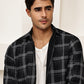 Pure Cotton Smart Casual Checked Shirt ( RDSH 027Black )
