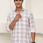 Pure Cotton Smart Casual Checked Shirt ( RDSH 027Pink )
