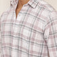 Pure Cotton Smart Casual Checked Shirt ( RDSH 027Pink )
