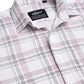 Pure Cotton Smart Casual Checked Shirt ( RDSH 027Pink )