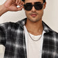 Cotton Blend Brushed Check Casual Shirt ( RDSH 028Black )