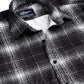 Cotton Blend Brushed Check Casual Shirt ( RDSH 028Black )