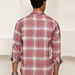 Cotton Blend Brushed Check Casual Shirt ( RDSH 028Magenta )