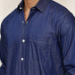 Casual Denim Shirt for Men ( RDSH 029Blue )