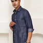 Casual Denim Shirt for Men ( RDSH 029Navy )