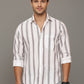 Smart Casual Cotton Shirt for Men ( RDSH 030Brown )