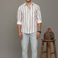 Smart Casual Cotton Shirt for Men ( RDSH 030Brown )
