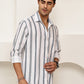 Smart Casual Cotton Shirt for Men ( RDSH 030Grey )