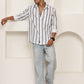 Smart Casual Cotton Shirt for Men ( RDSH 030Grey )