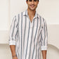 Smart Casual Cotton Shirt for Men ( RDSH 030Grey )