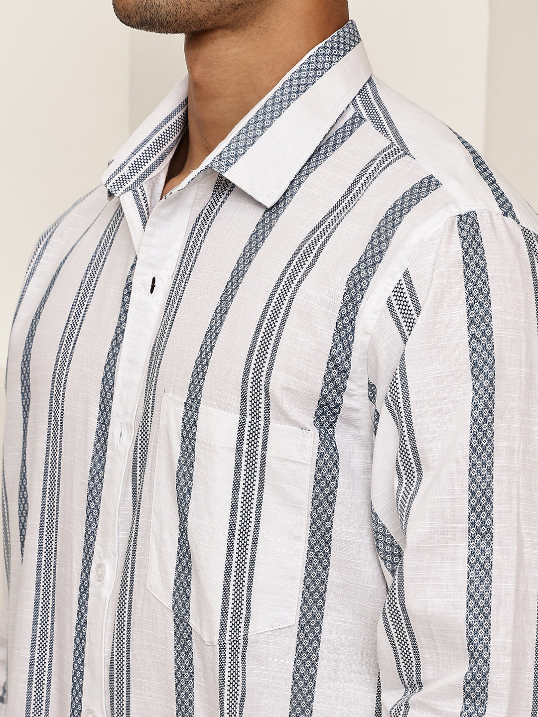 Smart Casual Cotton Shirt for Men ( RDSH 030Grey )