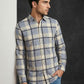 Men’s Blue Checked Casual Shirt ( RDSH 036Blue )